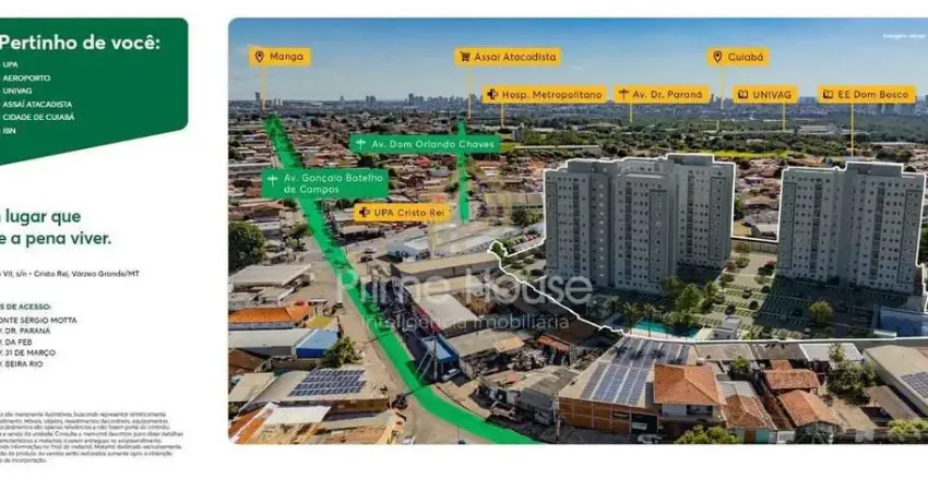Apartamento com 2 quartos à venda na Avenida Dom Orlando Chaves, Cristo Rei, Várzea Grande