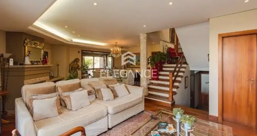Elegance imóveis vende casa em condomínio,445m, 6 dormitórios, 3 suítes, living 3 ambientes, piscina e 3 vagas de garagem/box. Comprar R$ 2.990.000,00