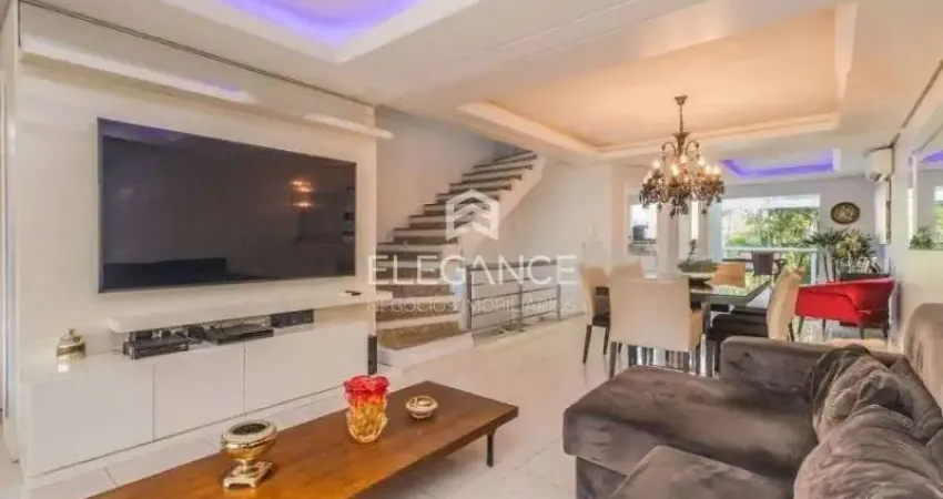 Elegance imóveis vende casa/sobrado de 362m, 3 dormitórios, 2 suítes, pátio, piscina, churrasqueira, 3 vagas de garagem/box. Comprar R$ 2.269.000,00