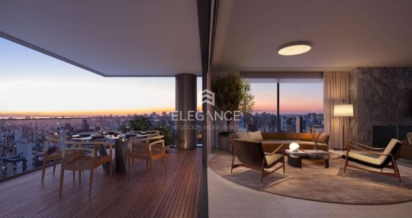 Elegance imóveis vende apartamento de luxo com 356 m2 privativos, 4 suítes, 4 vagas box garagem. Prédio exclusivíssimo no Bela Vista Porto Alegre.
