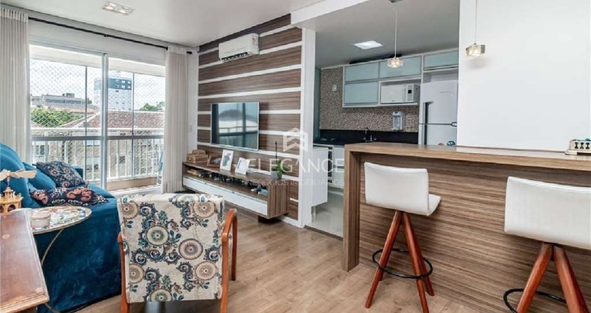 Comprar apartamento 3 dormitórios suíte 2 vagas/box garagem,sol leste/norte semi-mobiliado churrasqueira elevador, portaria 24 horas. Elegance Imóveis