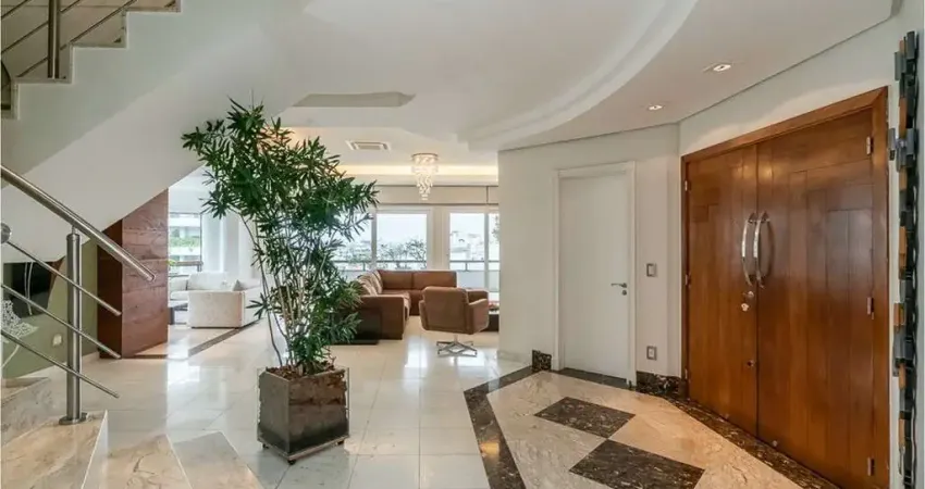 Cobertura de luxo com 4 quartos e 3 suítes no coração de porto alegre-rs, moinhos de vento - 790m², 3 vagas.