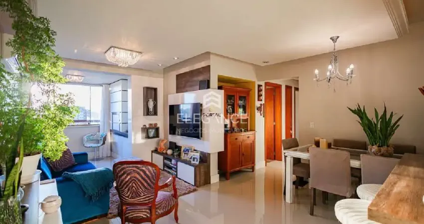 Apartamento à venda com 96 m2 em porto alegre-rs: 3 quartos, 1 suíte, 3 banheiros, 2 vagas na chácara das pedras. elegance imóveis.