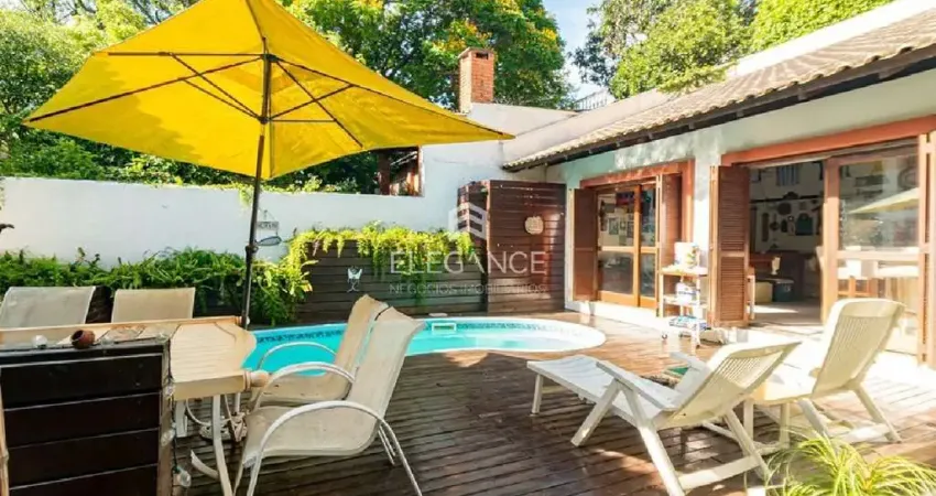 Luxuosa casa de 4 suítes à venda em chácara das pedras, porto alegre-rs: 575m2, 7 banheiros, 5 vagas. elegance imóveis