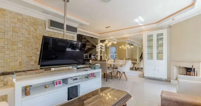 Venda de casa em condomínio em porto alegre-rs, jardim carvalho: 3 quartos, 1 suíte, 7 banheiros, 2 vagas, 218m².