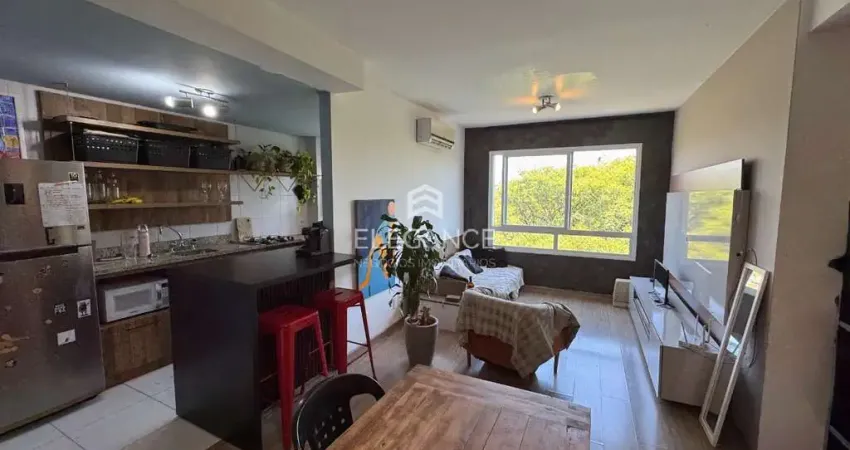 Elegance imóveis vende apartamento de frente andar alto 2 dormitórios 1 suíte, churrasqueira 1 vaga garagem portaria 24 h. porto alegre jardim lindóia