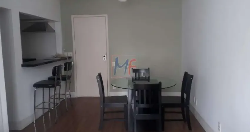 Excelente apto no jd. paulista, 45m² a.u, 1 quarto, sala com 2 ambientes, cozinha americana, varanda, banheiro, 1 vaga e lazer. ref 16.944 -