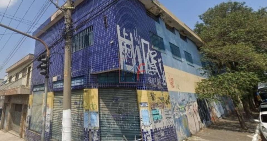 REF 17.006 - Excelente prédio comercial na Vila Antonieta (Zona Leste SP), 616 m² a.u., 300m² terreno, frente de 40 metros, Zoneamento ZM.