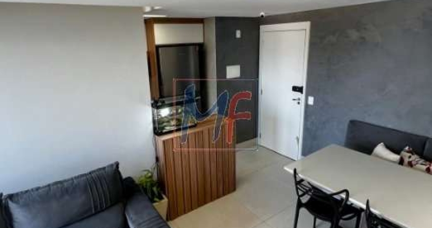 Excelente apto no Cambuci, 49m² a.u., 2 dormitórios, salas de estar e jantar, cozinha planejada, lavanderia, sacada, 1 vaga e lazer (REF 17.304)