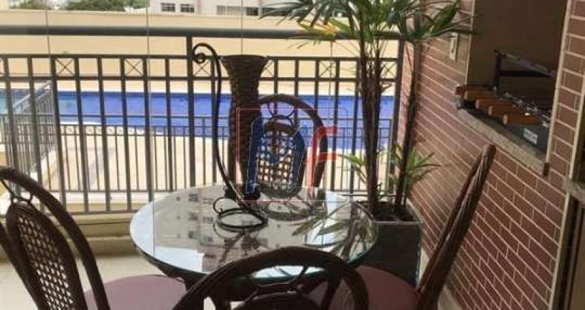 Excelente apto no Tucuruvi, 122m² a.u., 3 quartos (3 suítes), sala, cozinha, lavanderia, varanda gourmet, depósito, 3 vagas, lazer (REF 17.348)