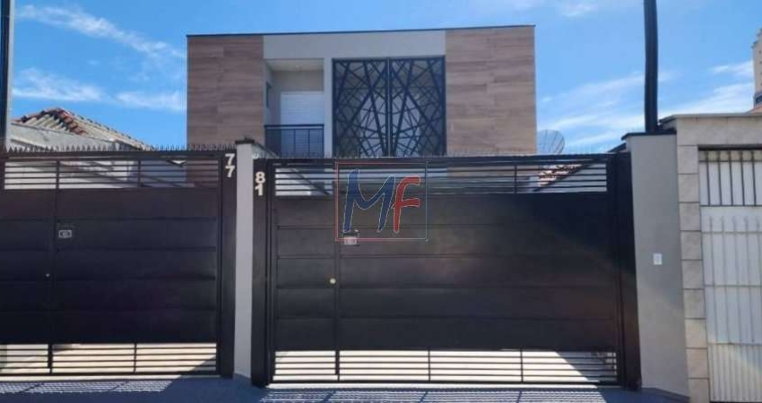 Ótimo sobrado Tatuapé, 114m² a.u., 3 suítes, sala, cozinha, despensa, sacada, churrasqueira, 4 vagas . Alugado . (REF 17.428)