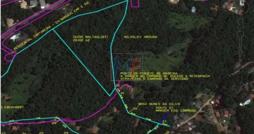 Terreno em Mairiporã com 20.000 m², estuda permutas e propostas, zoneamento rural, próximo de rodovias e ponto de ônibus. REF: 1.333