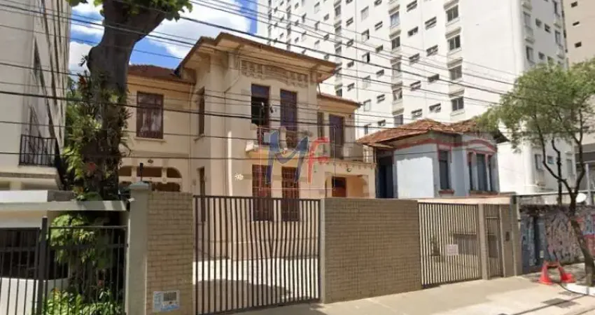 Casarão Sobrado no bairro Consolação construído no século XX, tombado pelo patrimônio Histórico Nacional. Com 720 m² REF: 14.068 -