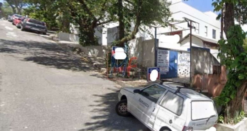 Excelente Terreno  V. Madalena, com 1.000 m² a.t., 334 m² a.c., testada 20 m, zon. ZPR. Estuda propostas. REF 14.535