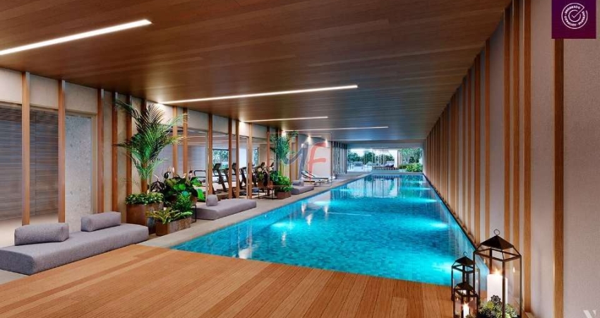 Excelente apto, novo e recém entregue no  Jardim Anália Franco, com 257 m²  a.u., 4 dorms. (sendo 4 suíte), 5 vagas e lazer. (REF: 17.553)