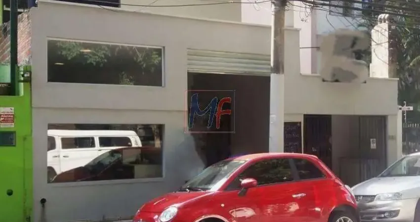 Ótimo imóvel comercial no Brooklin Paulista, 230m² a.u., banheiro, cozinha, 1 vaga. Ideal p restaurantes. Prox. Av. Santo Amaro (REF 17.594)