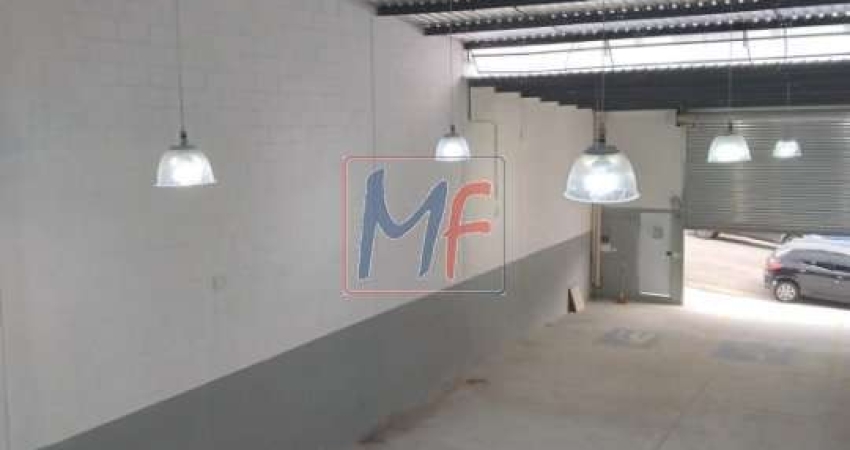 Excelente galpão no Centro de SBC, com terreno de 225 m² e 265 m2 a.u.,   banheiros masculino/feminino, escritório, pé direito de 7m, energia trifásica (REF 17.984)