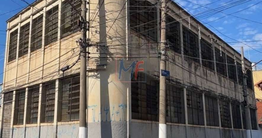 Excelente prédio comercial na Mooca, com 1360m² a.u., 5 vagas, nas proximidades da Rua Siqueira Bueno (REF 18.433)
