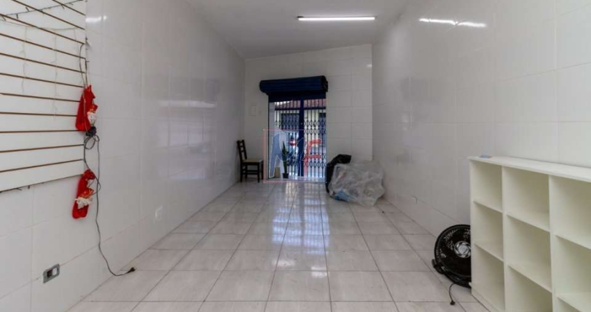 Excelente Ponto Comercial com  Loja  bem  localizada  Vila Olímpia,  80 m² a.u., com portão de entrada, tres  salas , 1  banheiro. REF: 18.740