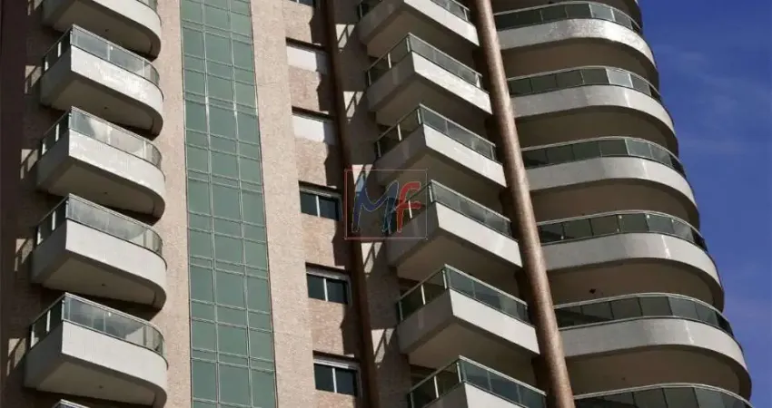 Excelente apto no Jd. Anália Franco, 222m² a.u., 4 dormitórios (4 suítes), sala, cozinha, lavanderia, terraço, depósito, 5 vagas, lazer (REF 18.928)