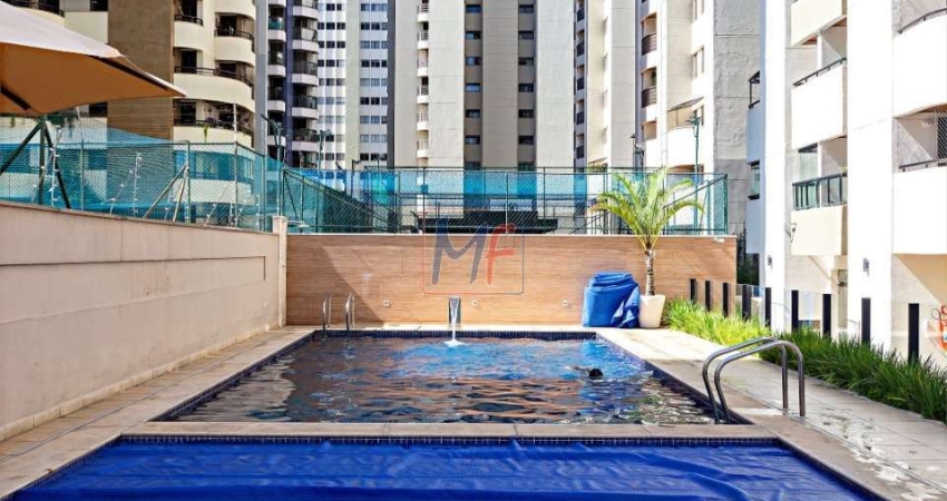 Excelente apto no Brooklin Paulista, com 75m² a.u., 2 dormitórios (1 suíte), cozinha, sala, sacada, escritório, depósito, 2 vagas (REF 19.019)