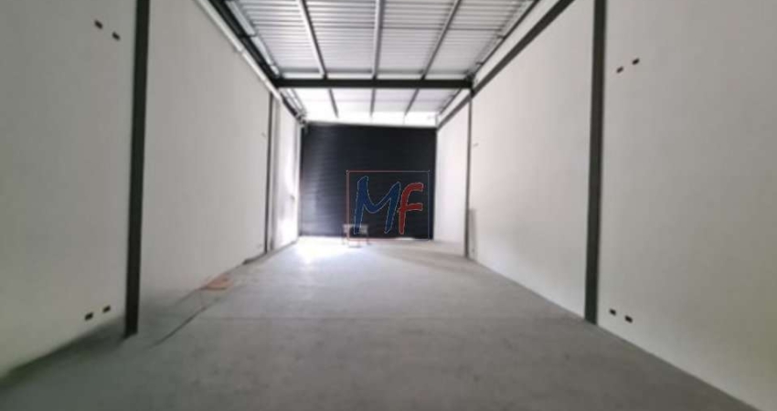 Excelente galpão na Vila Aricanduva, 119 m² de terreno e de  a.c., testada de 7 m, banheiro, portão automático. ZEUP. Prox. Rua João Augusto Navarro (REF 19.100)