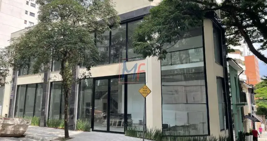 Excelente loja no Jardim Paulista, 565 m² a.c., com térreo, mezanino, rooftop, terraço, 3 banheiros, copa, elevador, Zona ZM (REF 19.146)