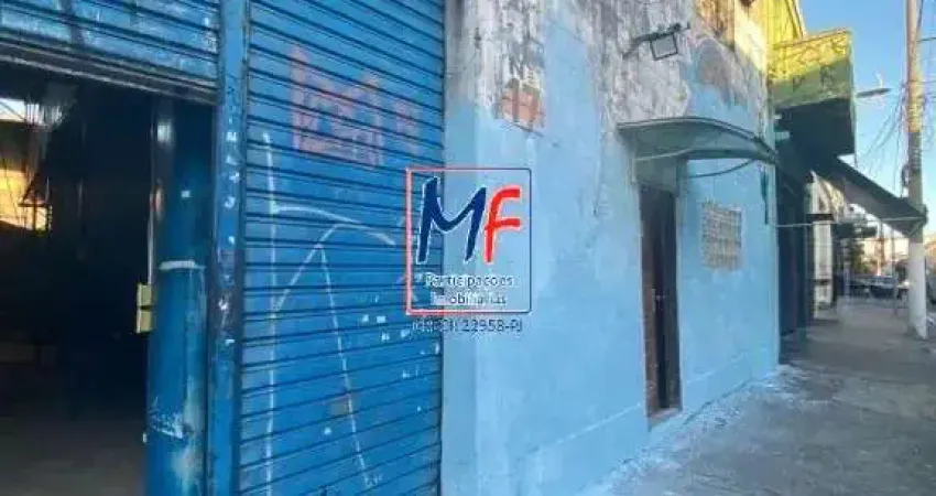Excelente Terreno localizado na região do Brás, 200 m²  a.c., 346 m² terreno , duas frentes 14 e 36,50 m. ZONEAMENTO: ZEUP. REF: 19.300