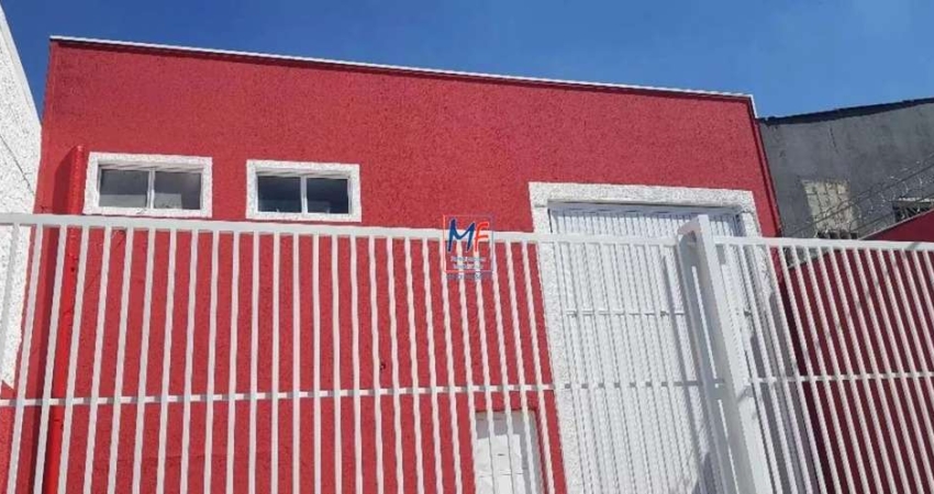 Excelente galpão  São Mateus, 250m²terreno e 200 m2 a.c., pé direito 5m, telhado novo, isolamento térmico.  (REF 8839)
