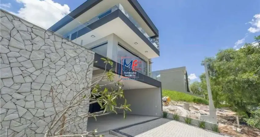 Excelente sobrado em cond. fechado em Vinhedo/SP, 260m² a.u., 3 quartos (3 suítes), sala, espaço gourmet, piscina, 2 vagas (REF 19.044)