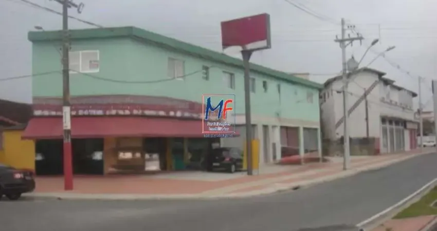 Excelente prédio comercial na Praia Grande/SP, com 659 m² a.u., composto de 6 lojas e 4 aptos. Prox. Rua Maria Beltrame Borloni (REF 19.966)