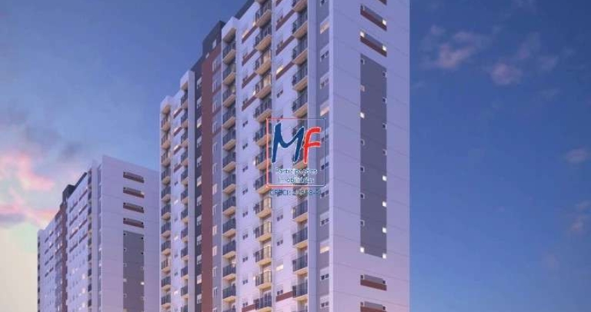 Excelente apto entrega prevista para outubro de 2026,  com 37 m² a.u., 2 dormitórios, sala,  1 vaga, lazer. Prox. Shopping C. Limpo e Metrô Giovanni G. (REF 19.644)