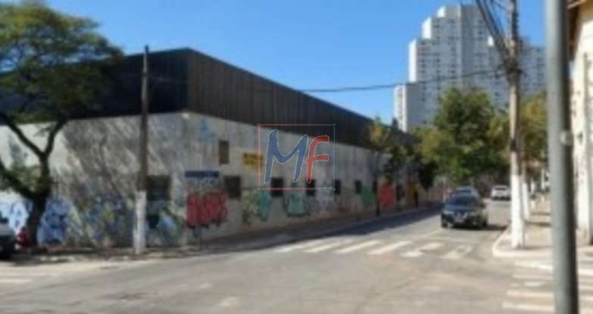 Excelente Galpão Cambuci, com 3.300  m² a.c. e 3.000 m2 área de terreno. Duas frentes . Zoneamento: ZM. REF: 17.683