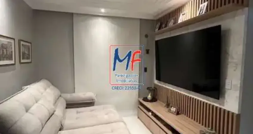 Excelente apto na Vila Isolina Mazzei, 83m² a.u., 3 dormitórios (1 suíte), sala com 2 ambientes, cozinha planejada, varanda gourmet, 2 vagas fixas, lazer (REF 20.036)