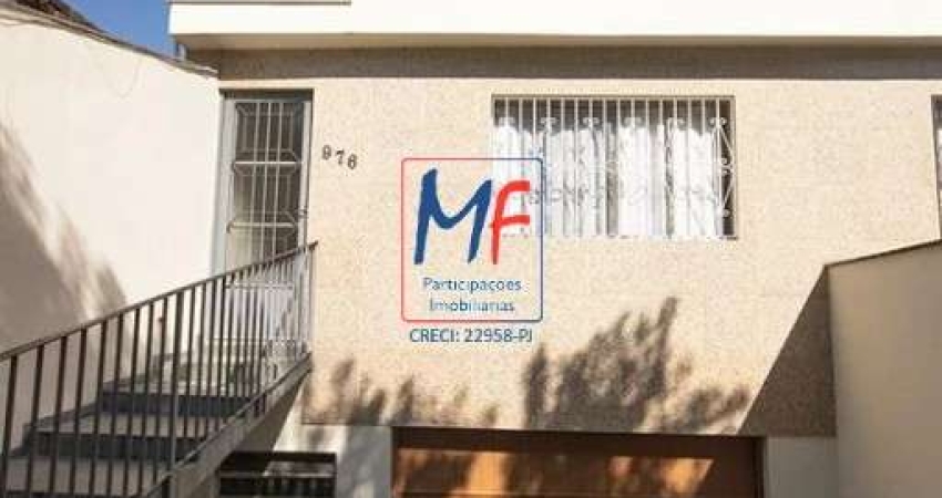 Excelente sobrado na Vila São José (Ipiranga), com 176m² a.u., 3 dormitórios (1 suíte), sala com 2 ambientes, cozinha, dependência de empregada, 3 vagas (REF 20.067)