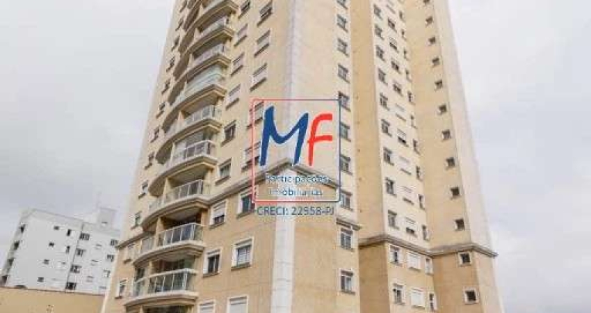 Excelente apartamento na Região do ABC, 82,14 m a.u., 3 dorms ( 1 suíte), sala ampla , área de lazer e 3 vagas . REF: 19.820