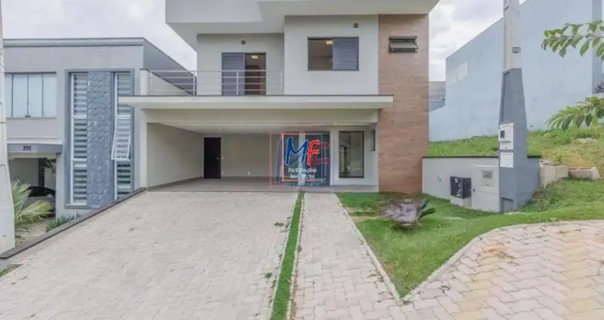 Excelente sobrado em cond. fechado em Vinhedo SP, 244 m² a.c., 4 dormitórios (4 suítes), sala, área gourmet, depósito, 4 vagas (REF 19.035)