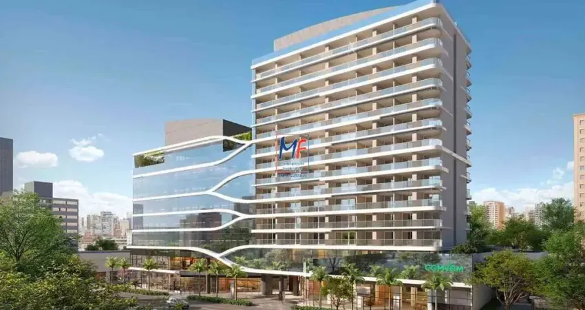 Excelente apto studio no Jardim Paulista, com 26m² a.u., 1 dormitório, sala, cozinha, 1 vaga, lazer. Prox. Av. Brigadeiro Luís Antônio (REF 19.692)