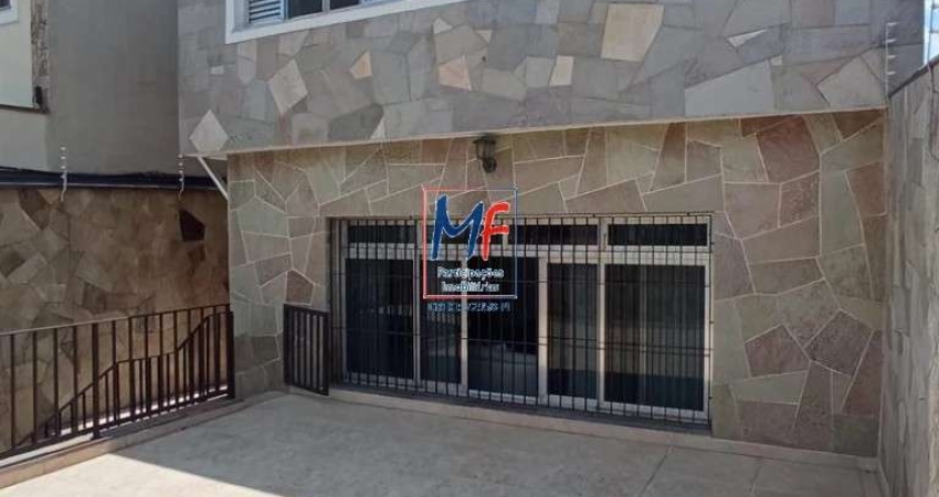 Excelente sobrado  Bosque Saúde, 206 m² a.u., terreno 248 m2,  3 dorm. (1 suíte), sala, varanda, cozinha, lavanderia, quintal, churrasqueira, edícula, 2 vagas (REF 20.061)