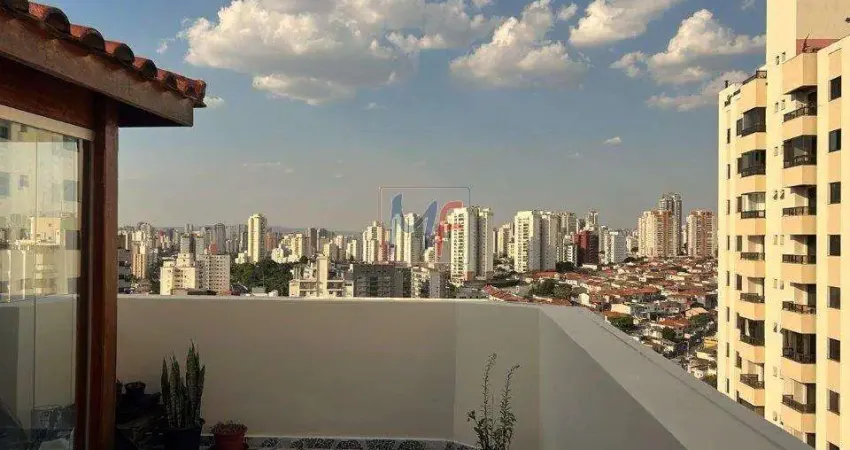 Excelente Cobertura no bairro Jardim da Saúde , com 113,00 m²  a.u. 2 dorms, 3 banheiros,  área gourmet e academia e 2 vagas. REF: 19.241