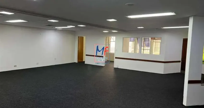 Excelente sala comercial na república, 330m² a.u., com várias salas e 2 banheiros. prox. metrô república. aceita permuta (ref 20.208)