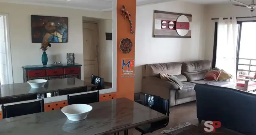 Excelente apto na Vila Andrade, com 111m² a.u., 3 dormitórios (1 suíte), sala, lareira, cozinha, lavanderia, dep. empregada, varanda gourmet, 2 vagas, lazer (REF 20.183)