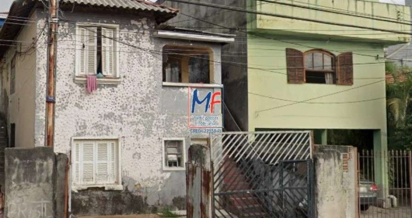 Excelente terreno na Vila Matilde, com 390 m² a.u., ideal para construção de casas ou prédio. Prox. Av. Aricanduva e Metrô Vila Matilde. Aceita permuta . ZM .  (REF 20.272)