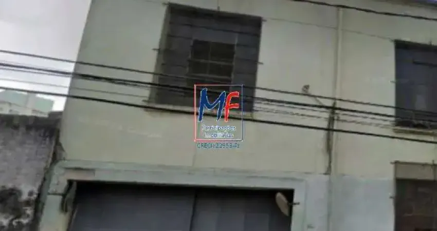 Excelente Terreno localizado no bairro da Mooca, com 2.800 m²  área construída e 2.517 m²  área terreno. ZONEAMENTO: ZM. Estuda parcelamento. REF: 20.280