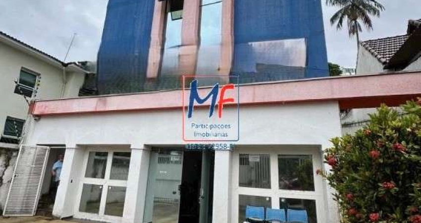 Excelente Prédio Comercial localizado em Sumaré, 350 m²  a.c., 610 m² terreno , testada 20,10 metros. 11 salas, 11 banheiros, 12 vagas, ar- condicionado. REF: 20.234