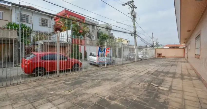 Excelente Terreno Jd.  Vila Mariana, com 946 m²  a.c., 1.585 m² de a.t., testada de 45 m . Não aceita permutas. Pode parcelar .ZONEAMENTO: ZM. REF: 20.452