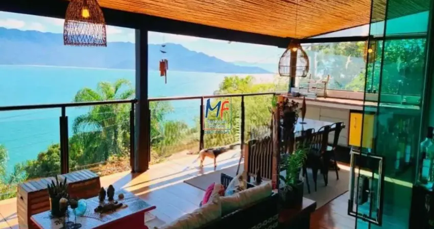 Excelente casa na Ponta da Sela, em Ilhabela/SP, com 333 m² a.c., 3 dormitórios (3 suítes), cozinha, living, varanda, 3 vagas (REF 20.658)