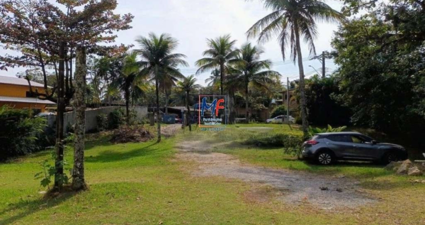 Excelente terreno  Ilha bela, 2.500 m² a.t., 28 m testada, plano,  projeto aprovado 9 casas. Prox. Praia do Perequê (REF 20.650)