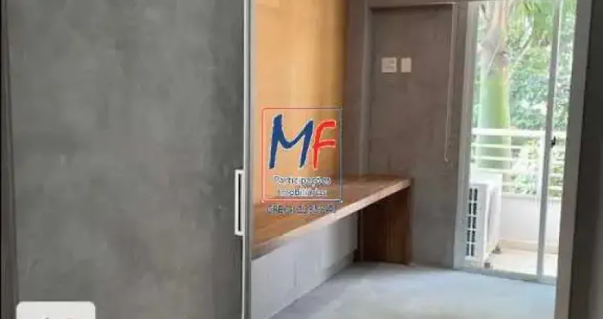 Excelente sala comercial na vila mariana, com 36m² a.u., mobiliada, ar condicionado, mini cozinha, banheiro, 1 vaga. prox. parque ibirapuera (ref 20.660)