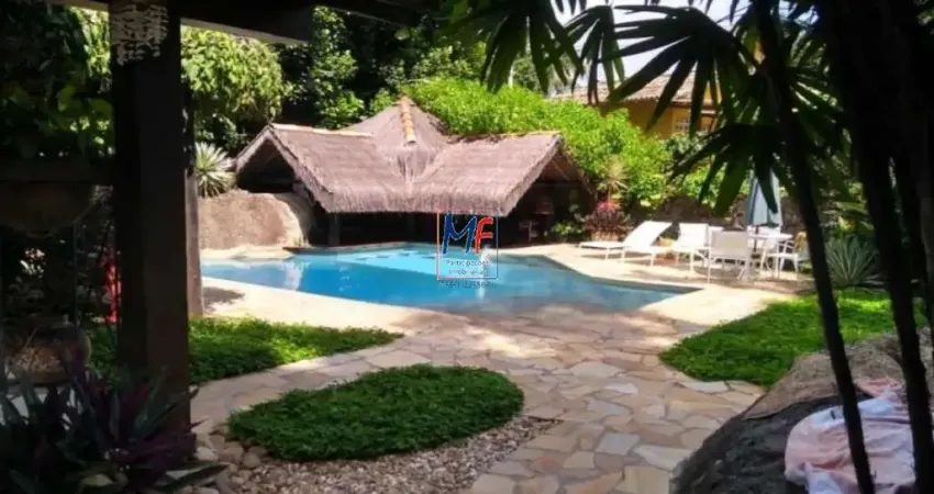 Excelente casa na Praia do Engenho D´Água,  em Ilhabela/SP, 250 m² a.c., 3 suítes, espaço gourmet, casa de caseiro, 2 vagas (REF 20.638)